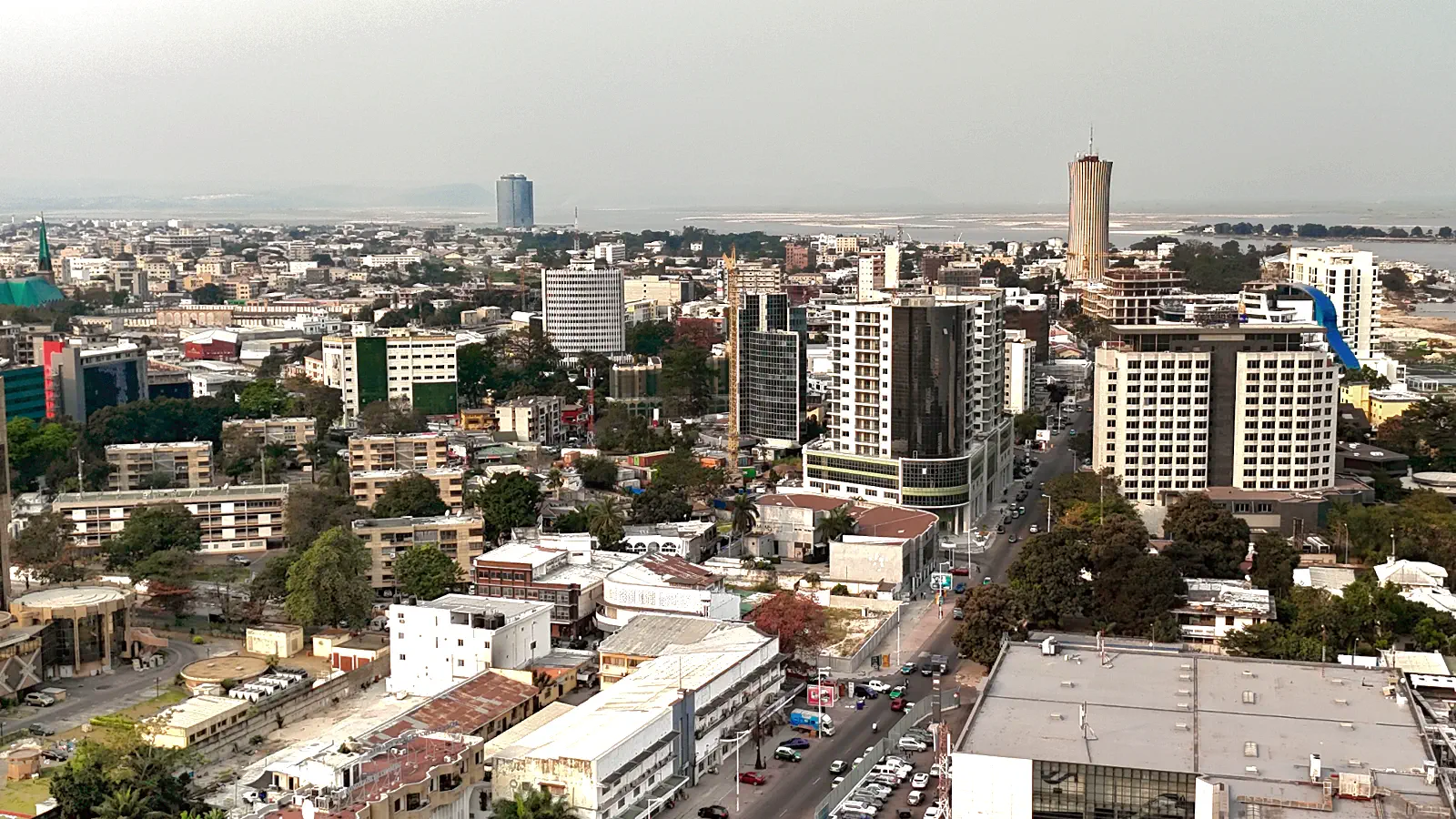 Vue de Brazzaville