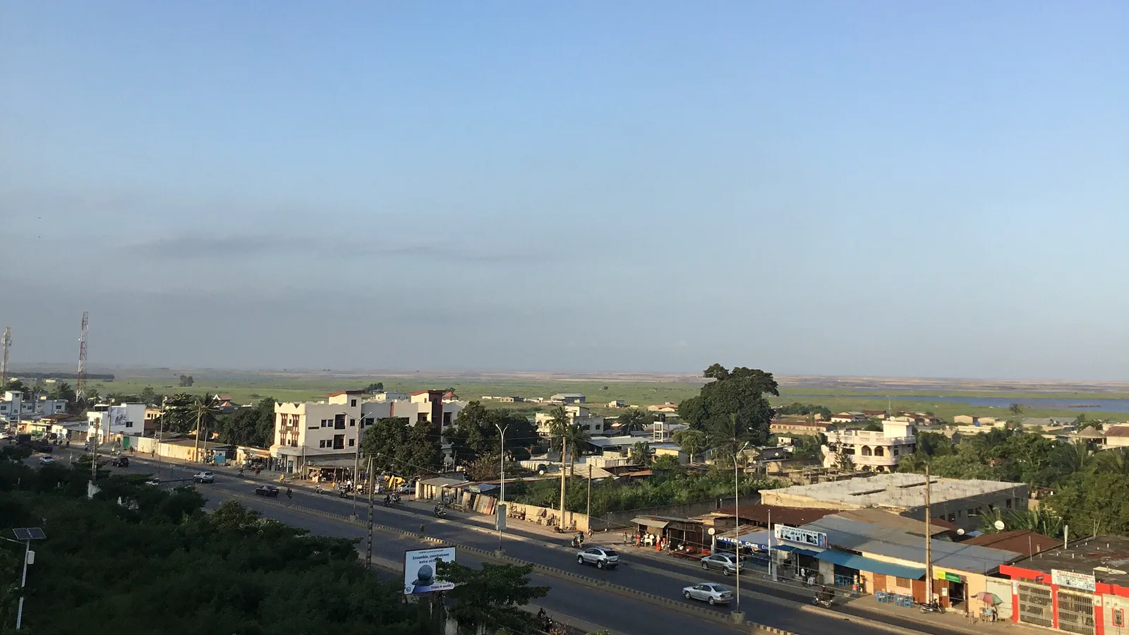 Vue urbaine d'Abomey-Calavi