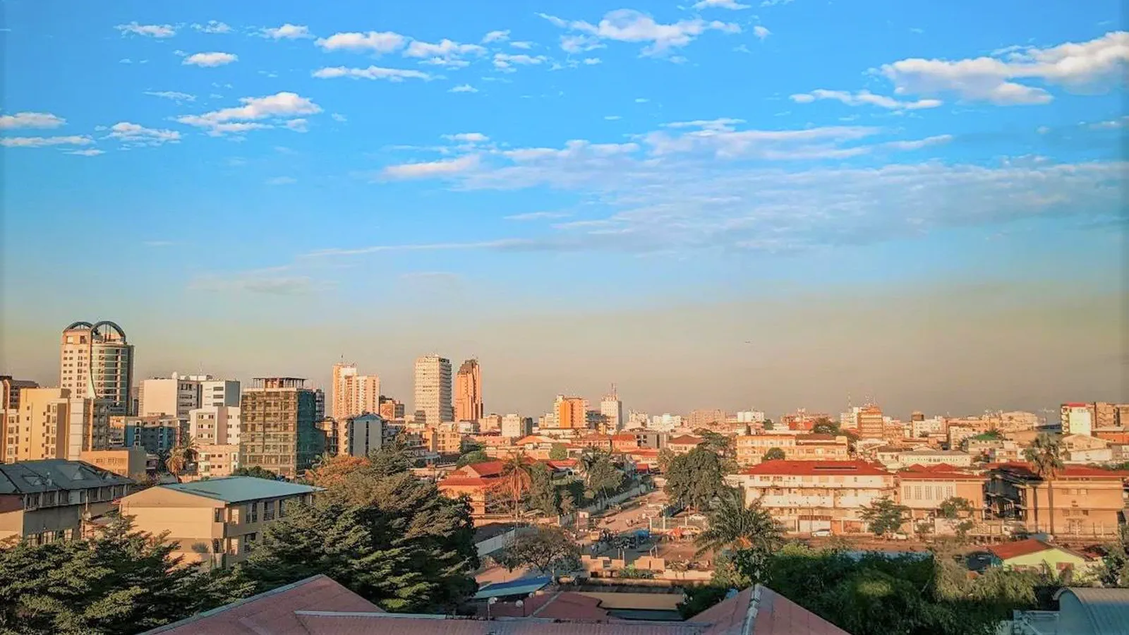 Vue de La Gombe à Kinshasa